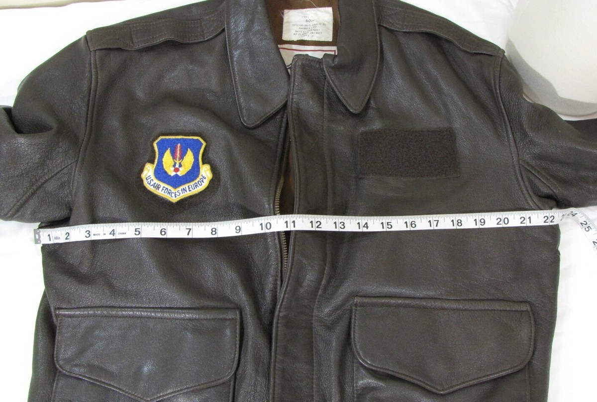 Avirex DSCP Type A-2 USAF Leather Flight Pilot Jacket Air Avirex DSCP Type A-2 USAF Leather Flight Pilot Jacket Air