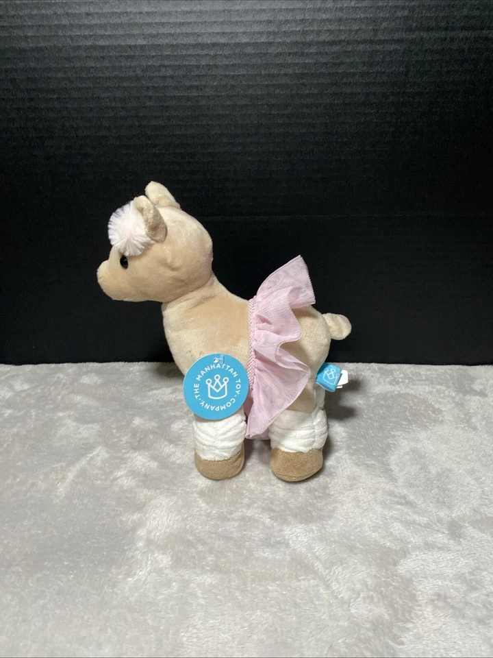 Juguete Manhattan Ballet Ciervo Peluche Rosa Tutú 337670GM Bolsa de Frijoles Relleno Mascota Lovey 8" Foto 2 de 4
