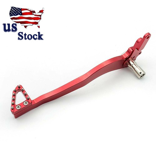 US For Honda CRF230F CRF230F CRF150F CRF150R CNC Red Rear Brake Pedal Foot Lever - Picture 1 of 6