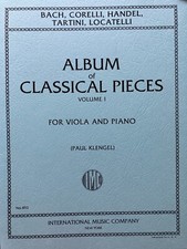 Album of Classical Pieces, Volume 1 edited by Paul Klengel IMC  492 