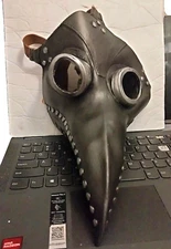Plague Doctor Bird  Long Nose Vented Beak, Fully Adjustable Strap