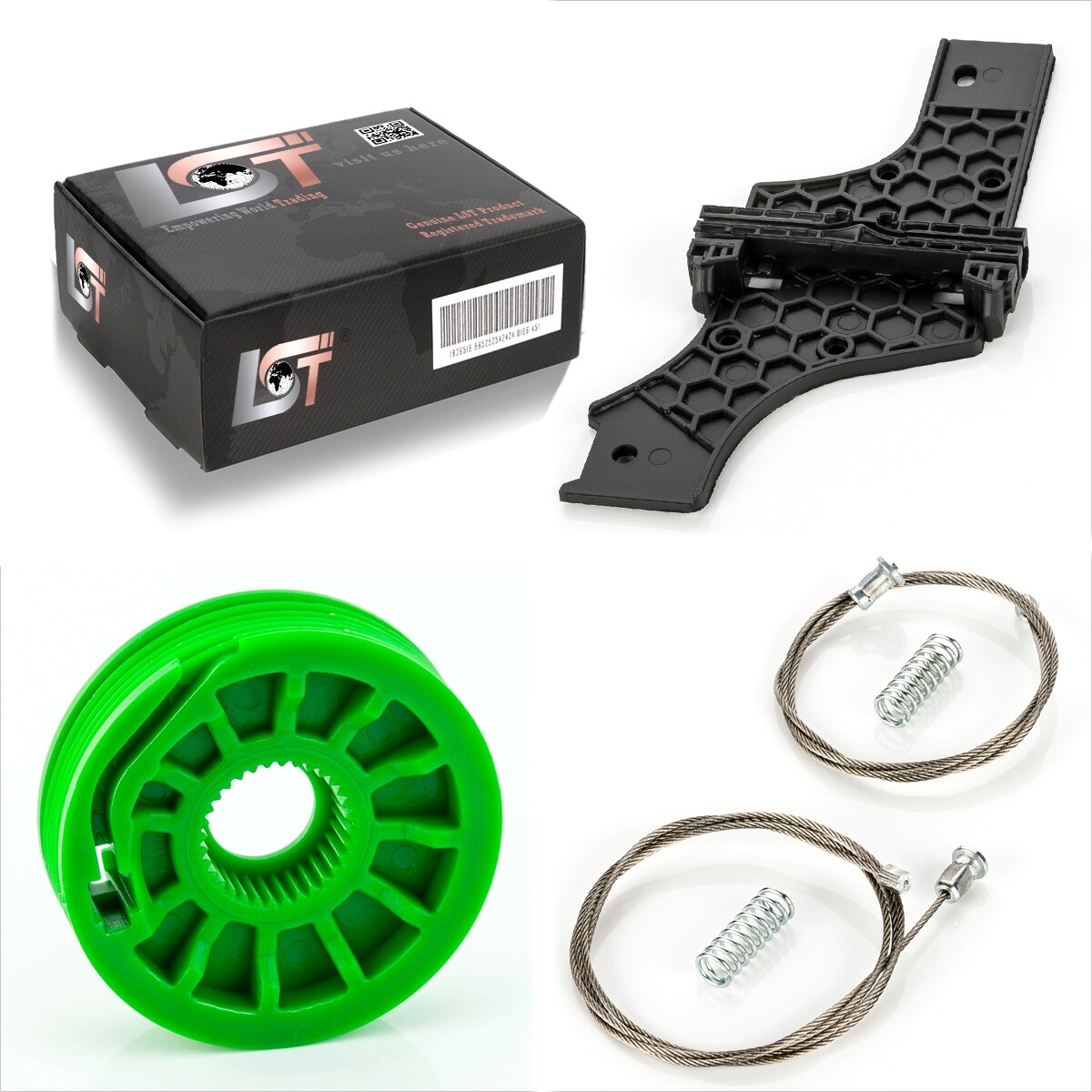Window Lifter Repair Kit Rear Left for PEUGEOT 508 / 508 SW