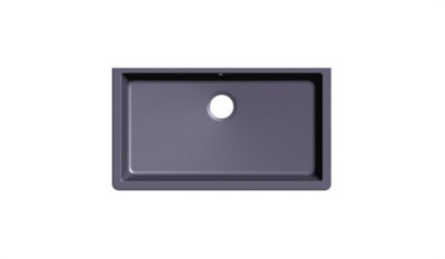 Amerisink Granite Composite Single Bowl Undermount Kitchen Sink Concrete - AS607