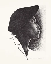 ELIZABETH CATLETT : On the Subway : Archival Art Print