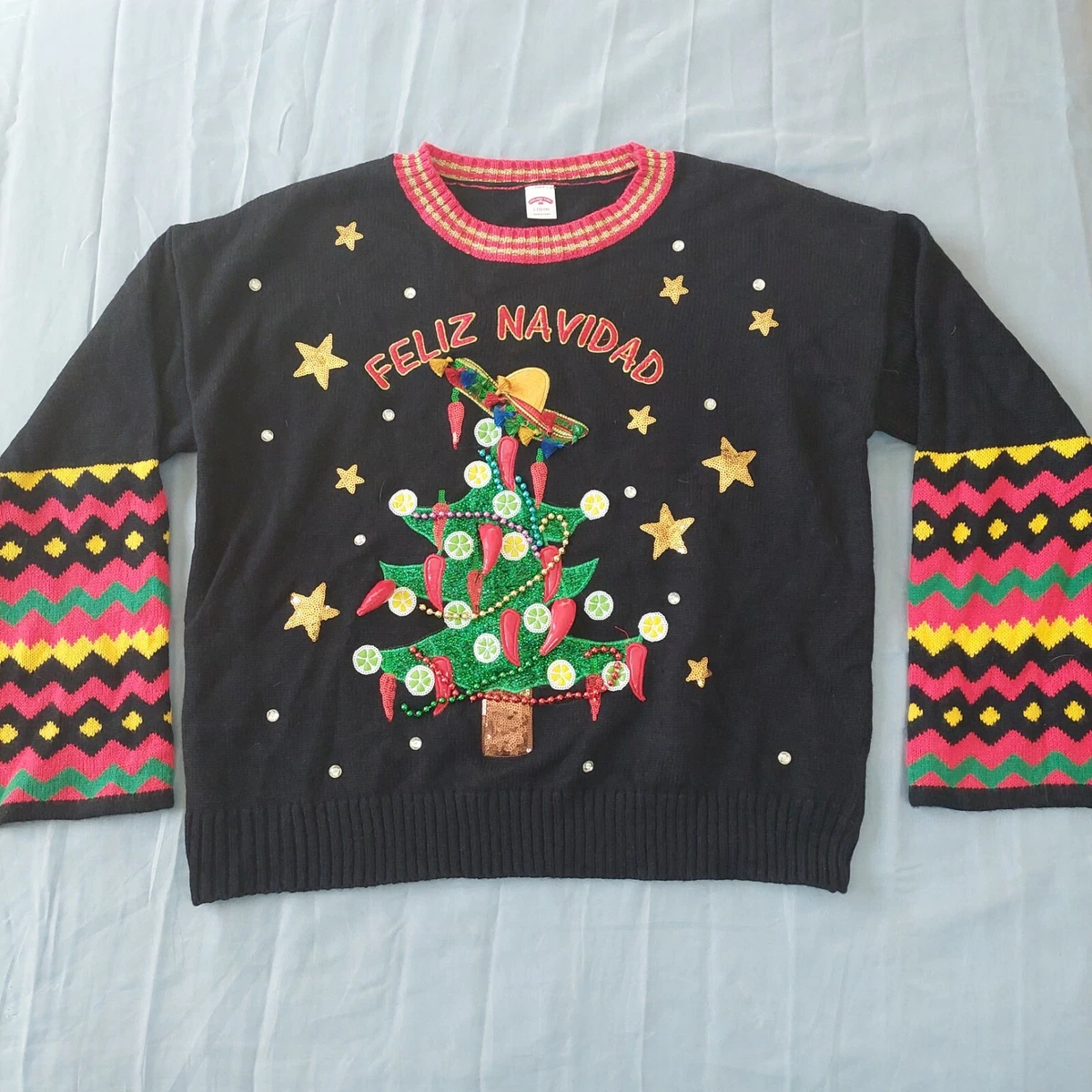 Feliz navidad christmas clearance sweater