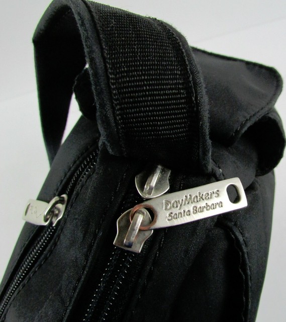 Daymakers Santa Barbara black nylon canvas bag eBay