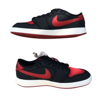 Nike Air Jordan 1 AJKO Low Black Varsity Red Bred Shoes DX4981-006