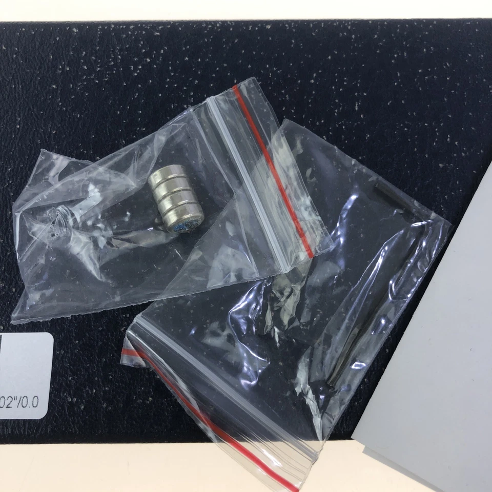 Microscópio de medição 40X 0,002"/0,05mm lupa escala retículo LED iluminado - Imagem 2 de 4