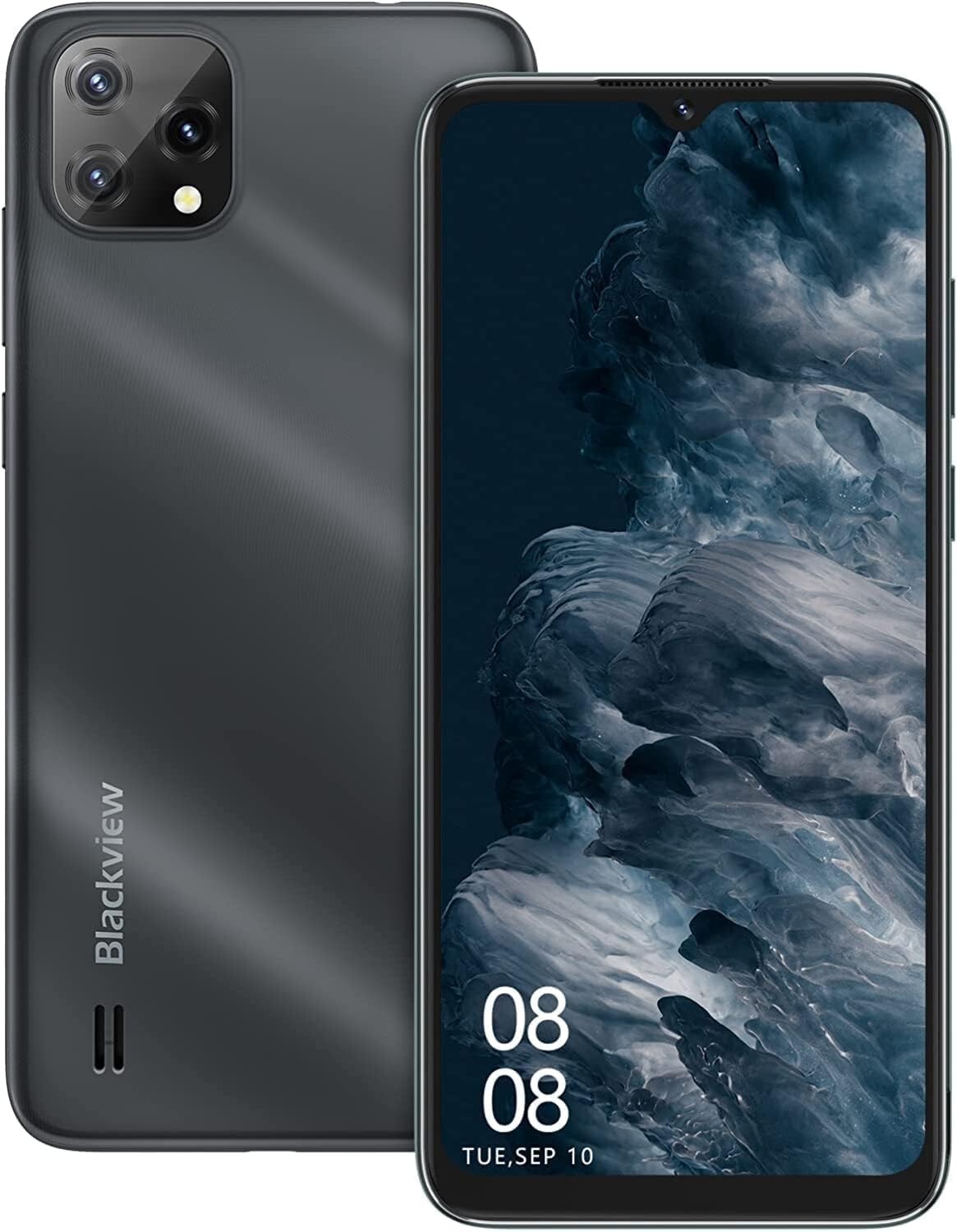 Smartphone Android 11 Blackview A55 4G avec Écran 6.52 Pouces Bleu