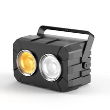 180W Bi-Color COB Face Light DMX Sound Control Compact Design Stage Lighting