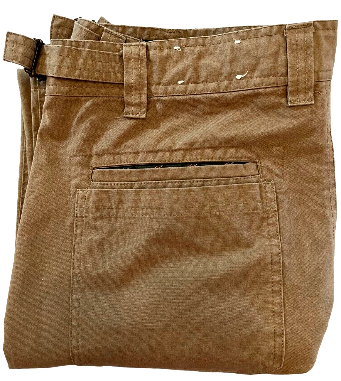 Orvis Men's Sporting Traditions Size 40x34 Adjustable Khaki Fishing Pants Cotton
