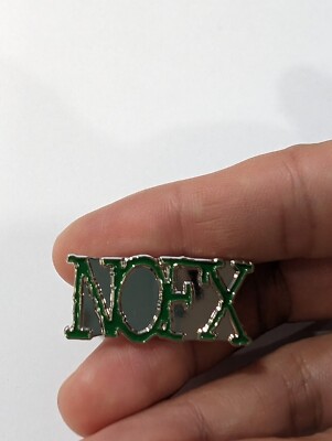 NOFX Band Logo Lapel Enamel Pin Punk Fat Mike Rock Heavy Metal Rock Brooch Pin