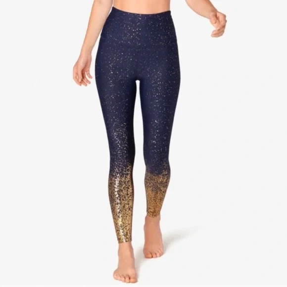 beyond-yoga alloy ombré high waisted pants