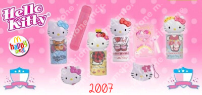 McDonald's 2007 HELLO KITTY Sanrio Cat ACCESSORY Stationery Kit