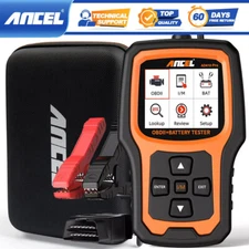 ANCEL AD410 PRO OBD2 Scanner Battery Tester Diagnostic Tool + EVA Protective Bag