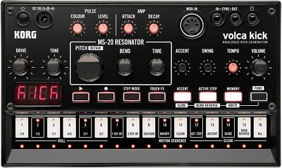 KORG volca kick アナログドラムシンセサイザー KORG Volca Kick Analog Kick Generator Synthesizer | eBay