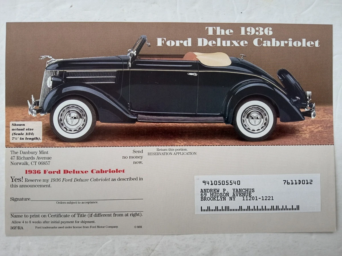 Danbury Mint Ford Diecast & Toy Vehicles for sale | eBay