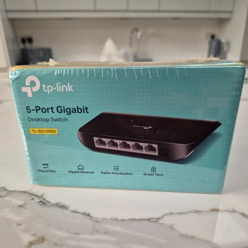TP-LINK (TL-SG1005D V9) 5-Port Gigabit Unmanaged Desktop Switch Plastic Case