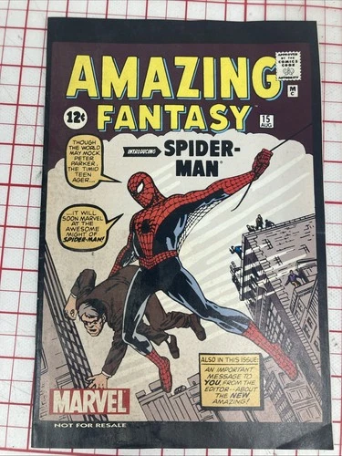 Amazing Fantasy 15 NM Reprint 1st App Spider-Man Origin Stan Lee Kirby VF-