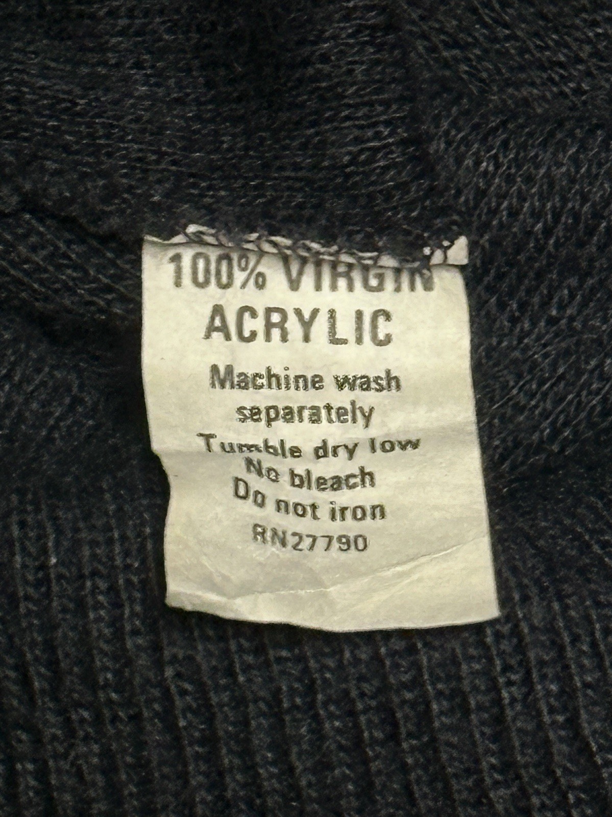 Vintage Pi Lambda Phi MIT V-Neck Pullover Black S… - image 3