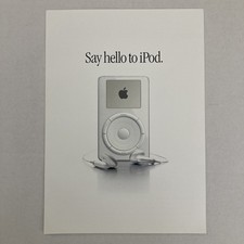 SAY HELLO IPOD  Apple Print Brochure Dec 2001...
