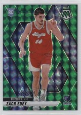 2024-25 Panini Mosaic Rookies Green Mosaic Prizm Zach Edey #248 1f5j