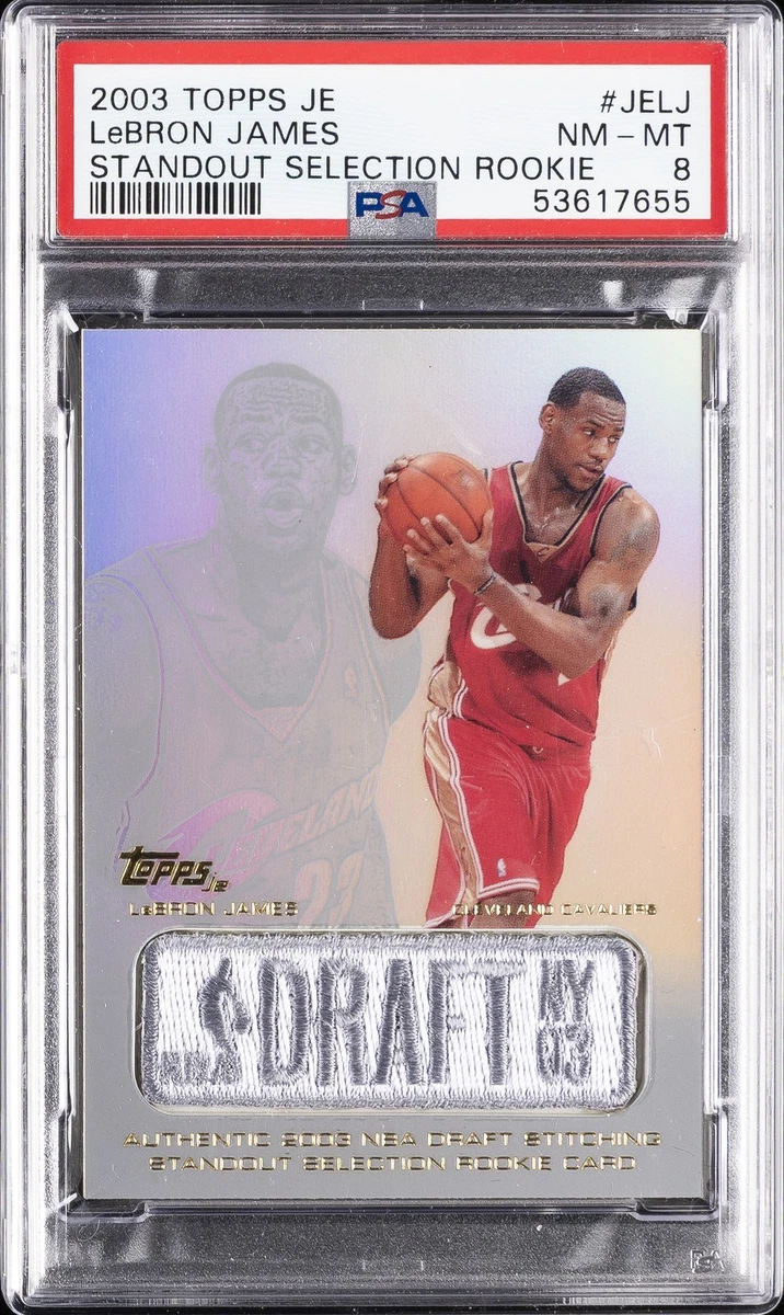 LeBron James Basketball Grade 8 Rookie Sports Trading Cards