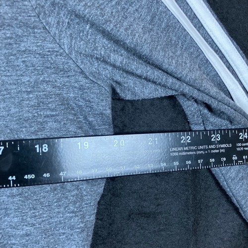 Adidas Womens Sweatshirt Gray Climalite Hooded Cowl Neck Pullover Stretch Large - Picture 8 of 13