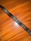 Vintage Buffalo Horn Hairpipe Concho Belt 38" Southwestern Western Boho Heavy — photo 5