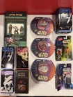 Star Wars Lot VHS Trilogy Micro machines Die Cast Read Along Book POTF Figurines