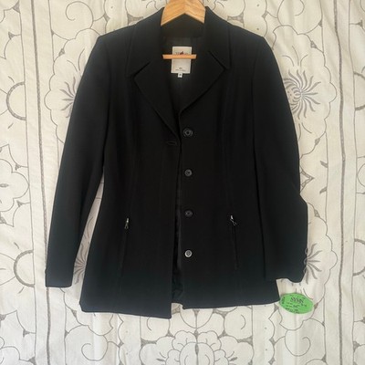 Vertigo Paris Black Wool Blazer Jacket Made in France M