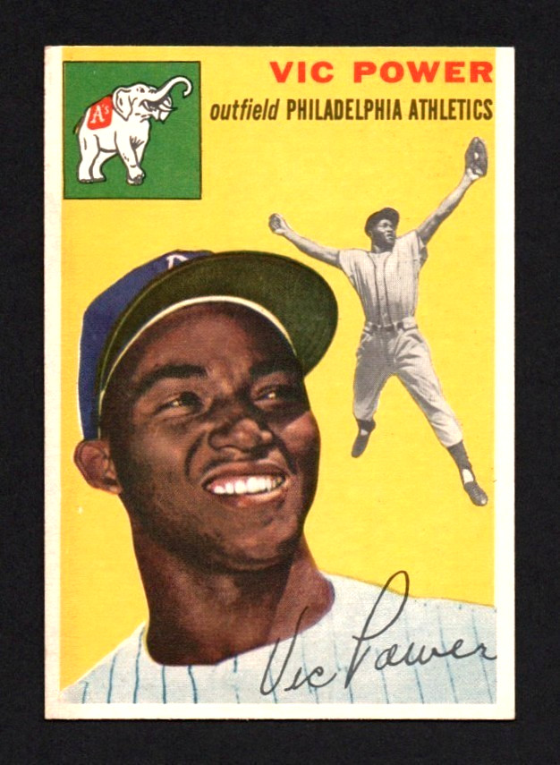 1954 TOPPS VIC POWER RC #52 ExMt