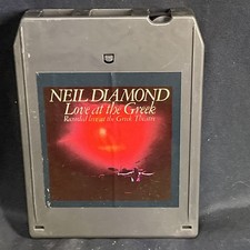 Neil Diamond Love At The Greek 8-Track Tape, CAX 34404 