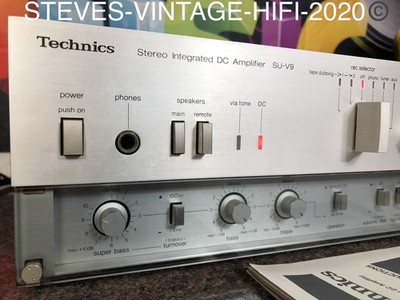 TECHNICS SU-V9 STEREO INTEGRATED DC AMPLIFIER MINT RARE