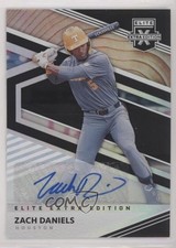 2020 Panini Elite Extra Edition Signatures Zach Daniels #138 Auto 1m8