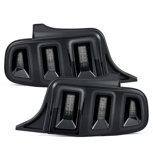 For 2010-2014 Ford Mustang Full LED w/ Sequential Tail Lights Smoke Brake Lamps