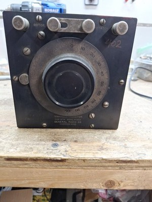 RARE Early 1920s Radio Wood Variocoupler Variometer General Radio 107H