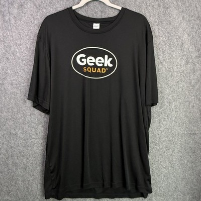 Sport-Tek Geek Squad Men's T-Shirt Black 2XL Polyester Crew Neck
