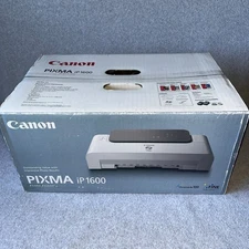 Canon PIXMA iP 1600 Color Photo Inkjet Printer With Ink 4x6” 5x7” 8x10” 8.5x11”