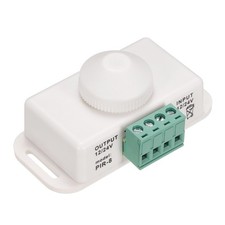 LED Strip Dimmer Switch DC12-24V 30A Rotary Knob Brightness Controller White