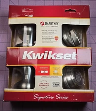 KWIKSET SMARTKEY SECURITY SET 99910-051 SIGNATURE SERIES - SATIN NICKEL