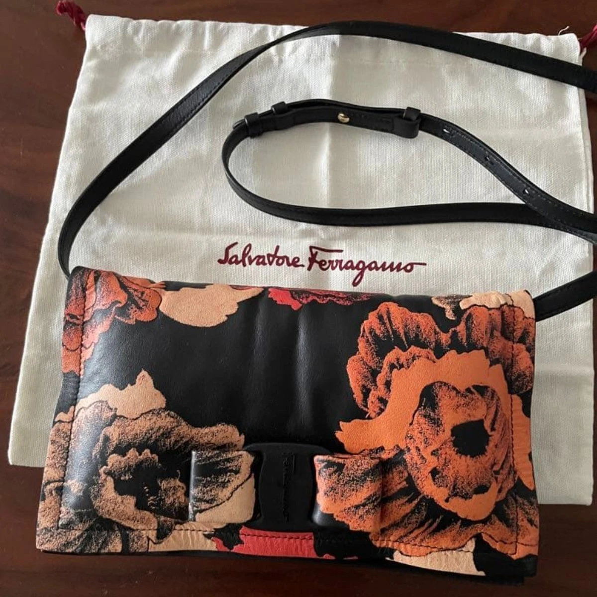 Salvatore Ferragamo Floral Bags & Handbags for Women for sale | eBay