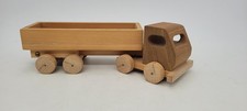 LKW Sattelzug Holz Spielzeug Kipper