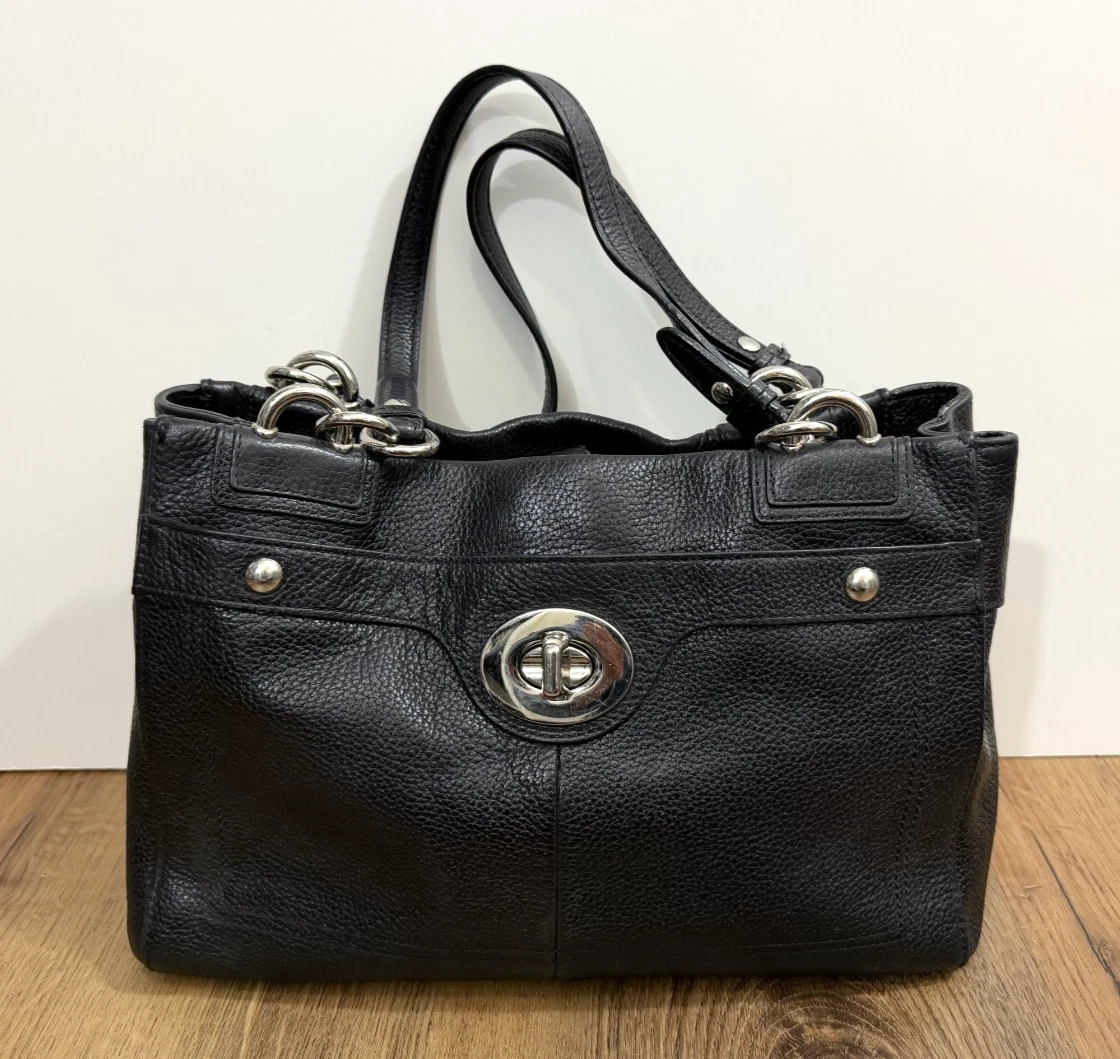 Coach Turn Lock Tote Bags & Handbags for Women for sale | eBay Coach Turn Lock Tote Bags & Handbags for Women for sale | eBay