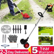 Cordless Strimmer Grass Trimmer Electric Tree Garden Weed Pruning Cutter Tools