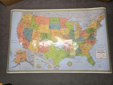 Rand McNally United States M Series Wall Map 32x50 Glossy