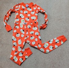 Hanna Andersson Organic Pajama Set Size 5 Pumpkins Long Sleeve
