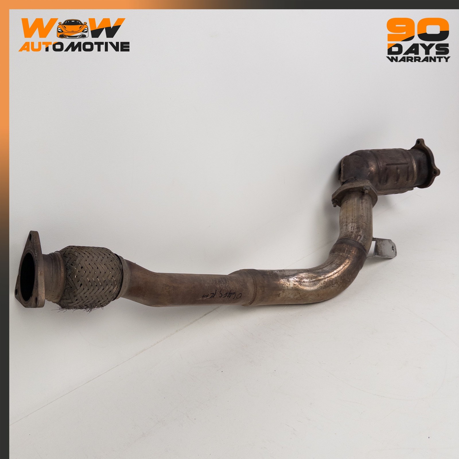 04-13 BENTLEY CONTINENTAL FLYING SPUR RIGHT EXHAUST DOWNPIPE 3W0131690C OEM