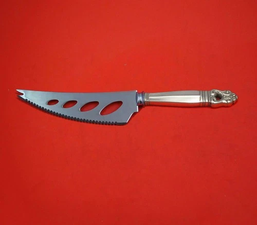 Royal Danish by International Sterling Silver Cheese and Sausage Knife Custom 7"