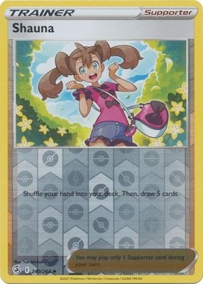 SHAUNA 240/264 FUSION STRIKE POKEMON (REVERSE HOLO, NM)
